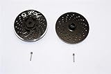 Art.-Nr. : SAVF1010DISK-BK GPM HPI Savage XL Flux Tuning Teile Aluminium Wheel Hex Claw with Brake Disk - 2Pcs Set Black