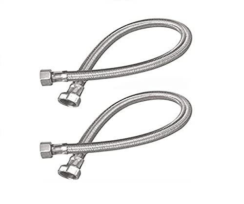 NEW WARE® 36 Inch Aluminum Grip Connection Pipe - Pack of 2 - Multi-Purpose Hose Pipe for Geyser, Wash Basin, Bathroom (B08GCPMXH8) Amazon Price History, Amazon Price Tracker