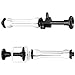 Fotoconic Single Roller Wall/Light Stand Mounting 2-in-1 Manual Background Support System, Including Two Single Hooks, Two Expand Bars, One Chain