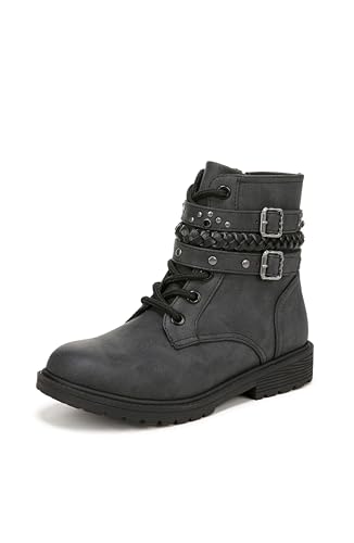 Blowfish Malibu Girl's Rayana-ki Side Zip Combat Boot