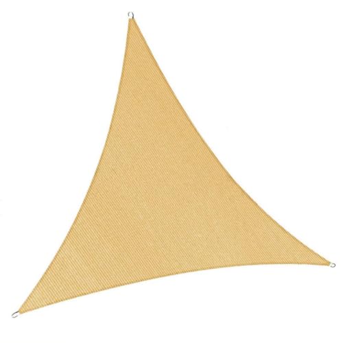 Toldo vela triangular de alta resistencia térmica y diseño elegante caqui 5m 2