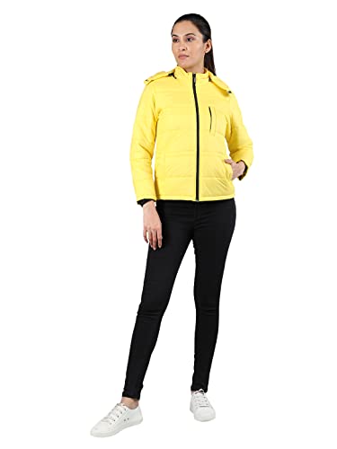 Image of CHKOKKO Women's Winter Quilted Jacket YELLOW 3XL