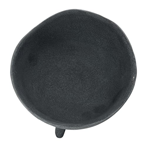 Image of Creative Co-Op Boho Terracotta Footed Bowl, Slate Grey
