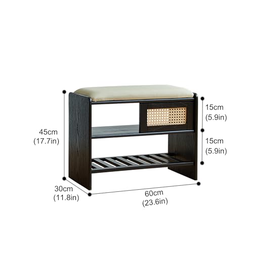 Banc à chaussures compact pour optimiser l'espace et ranger les petits placards - 4