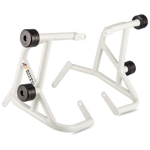Image of Bizen Hero Xpulse 200 2V /4V Rally & Rally Pro Premium Crash Guard with Frame Sliders - White