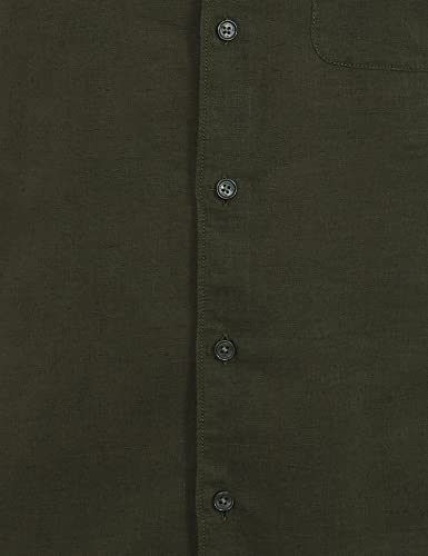 Image of Marks & Spencer Mens Solid Polyester Blend Collared Neck Regular Fit Easy Iron Shirt (Pack of 2)