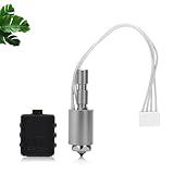 HISUEKIG Hotend Kit für Kobra 3 Max, 3D Druck Heißend Kit mit 0.4 mm Quick Swap integrierte gehärtete Stahldüse und Silikon Abdeckung, Hochfestigkeit Stahlheizun für Kobra 3 Max 3D Drucker