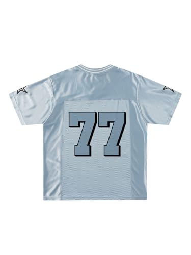 Aelfric Eden 77 Mesh Football Jersey Shirts Graphic Tee Printed Casual V Neck Tshirt Tees Streetwear Vintage Summer Top2