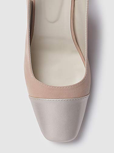 Image of Marc Loire Women's Faux Leather Comfortable Block Heel Sandals for Casual Wear, Party and Formal Occasions.
