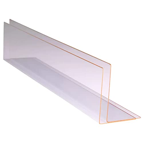 Bloqueador de juguetes para muebles y tope de PVC transparente para debajo de la cama