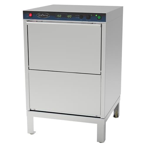 FSE 373-KR-GWH-24, Commercial Glass Washer, High-Temperature, Heat Recovery, Rapid-Dry, Digital Control, 24" x 25" x 37-1/4", Stainless Steel, 20x20 Rack, 25 Racks/Hour