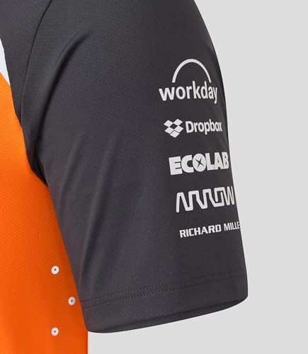 McLaren F1 Men's 2025 Oscar Piastri Team Polo Shirt3