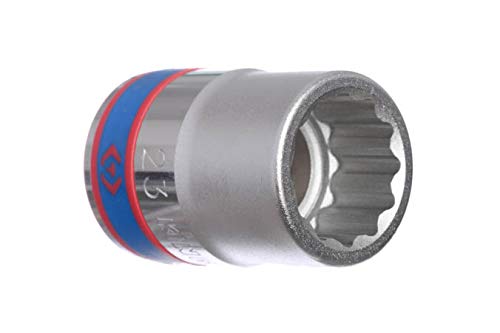 KING TONY 633023M Socket 3/4" Bi-Hexagonal 23mm for DIYers & Professionals, Ideal for Repair and Installation tasks 23mm - Image 4
