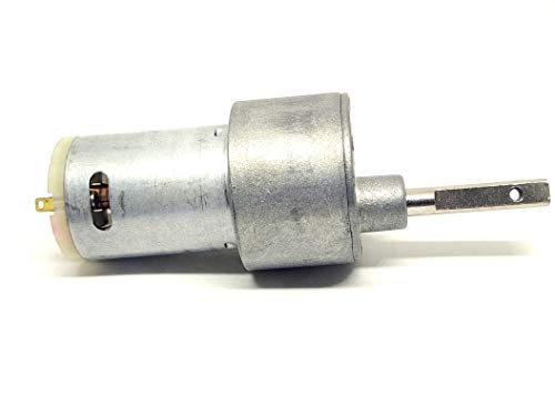 Image of Invento 2pcs 12v 10 Kg-cm 200 RPM DC Side Shaft High Torque Geared Motor Heavy Duty