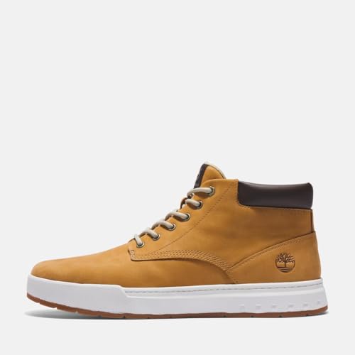 Image of Timberland Maple Grove Leather Chukka Boots for Men - Premium Leather Upper with REBOTL Fabric Lining, and Round Toe Design