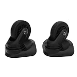 BONKZEBU Maleta de Equipaje Ruedas Universales Reemplazo Fuerte y Versátil para A52 Amortiguador Silencioso Apto para la Mayoría de Las Maletas 2 Piezas para un Viaje Fácil y Elegante Material ABS