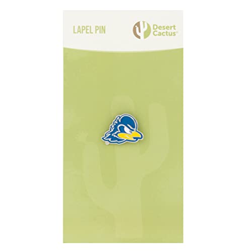 Image of Desert Cactus University of Delaware Lapel Pin DEL Blue Hens Made of Metal for Formal Wear, Bag and Hat Jewelry, and Tie Tack (Pin A)