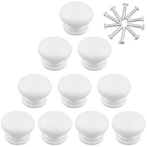 Yavso Lot de 10 Boutons en Bois pour Meubles Enfants Boutons pour tiroirs, poignées pour Chambre d'enfant Cover