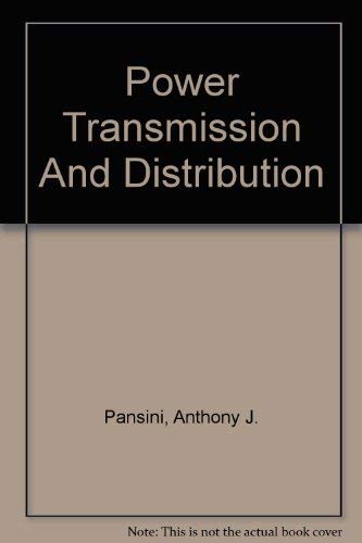 Buy Power Transmission And Distribution — BookShops.in
