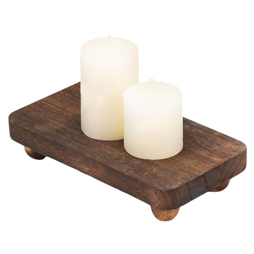 Soporte de exhibición de madera, elevador de pedestal de madera maciza, soportes de pedestal de madera, soporte de madera apilable para exhibición de joyas, mesa de postre para cupcakes, soporte para
