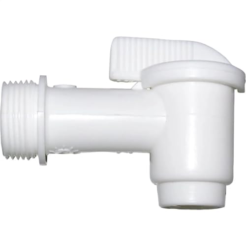 cyclingcolors Robinet vanne de fût filetage 3/4 plastique bidon tonneau 2 bondes 30, 60 ou 120 et 220 litres clapet vidange