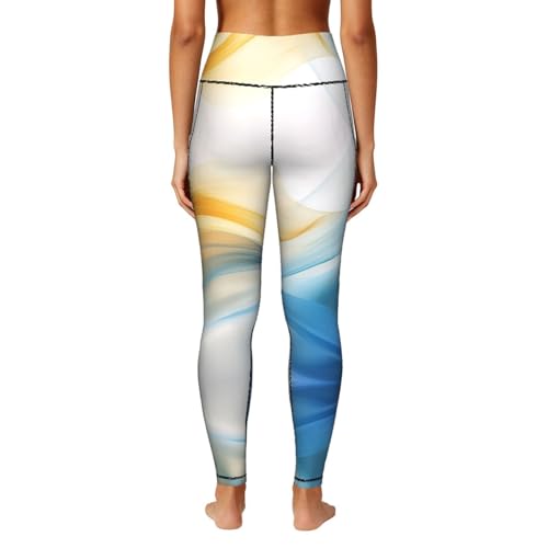 Leggings con estampado dorado pantalones elásticos de mujer para entrenamiento y clima 4