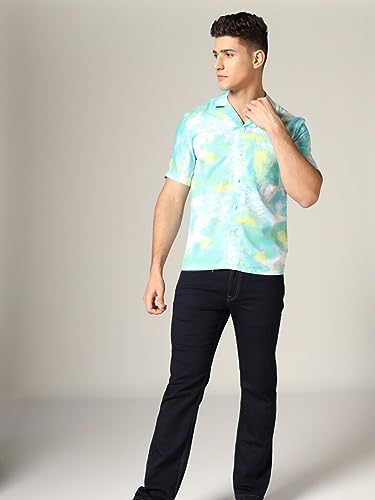 Image of DHRUVI TRENDZ Shirt for Men | Mens Casual Shirt | Men Stylish Shirt | Men Printed Shirt | Men's Regular Fit | Men Formal Shirt | Men's Solid Slim Fit