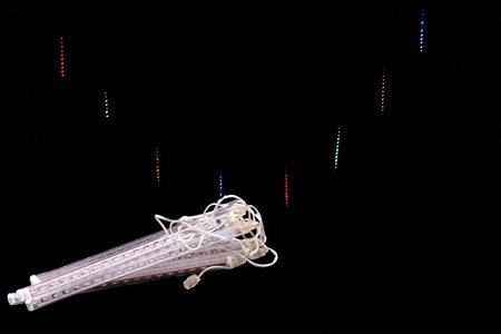 Queens of Christmas Multi Colored 1' Multicolored Snowfall Blizzard Tube Lights