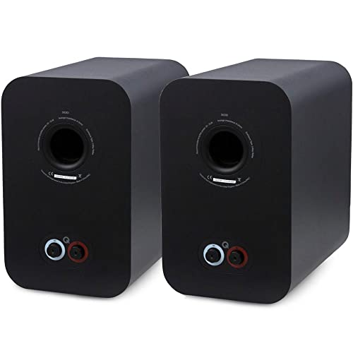 Q Acoustics 3030i Noir Enceintes Bibliothèques (la Paire) - Les Beatles, Paul McCartney, John Lennon, RIngo Starr, George Harrison Q Acoustics 3030i Noir Enceintes Bibliothèques (la Paire) – Image 4