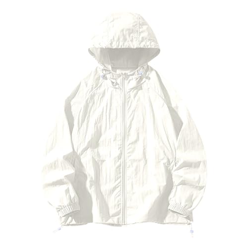 Sun Shirts for Men Rash Guard UPF 50+ Long Sleeve Sun Protection Hoodies SPF Full Zip Jacket Fishing Outdoor Hiking