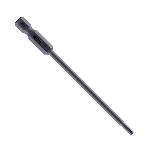 7pcs Hex Head Allen Bit Set 100mm/4 inch Long Metric H2-H8 Quick Release Shank Magnetic Professional Screwdriver Bit Set Perfect for Production Workshop