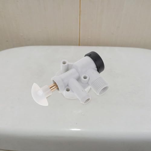 Image of Rv Toilet Water Valve Kit Replacement for Camper Toilets Flush Control Assembly Easy Installation Compatible with Most Rvs 4.13X2.75X1.18 Inches