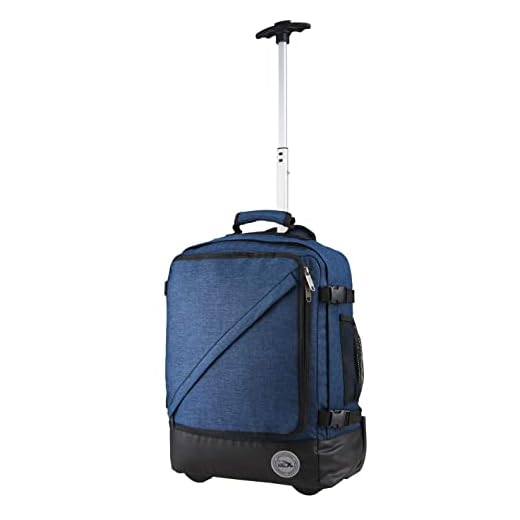 Cabin Max Greenwich Mochila híbrida con carrito, Azul Atlántico., 45 x 36 x 20 cm, Holdall