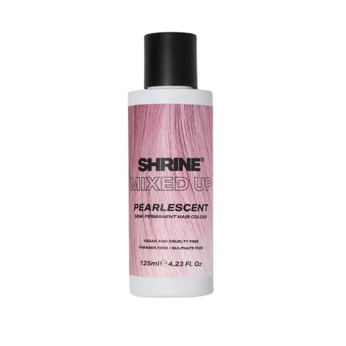 Shrine Mixed Up Semi Permanent Colour PEARLESCENT | Ready-to-use & Pre-mixed with nourishing ingredients | Quick application | Locks Moisture & Prevents Dryness | Vegan & Cruelty Free | 125ml
