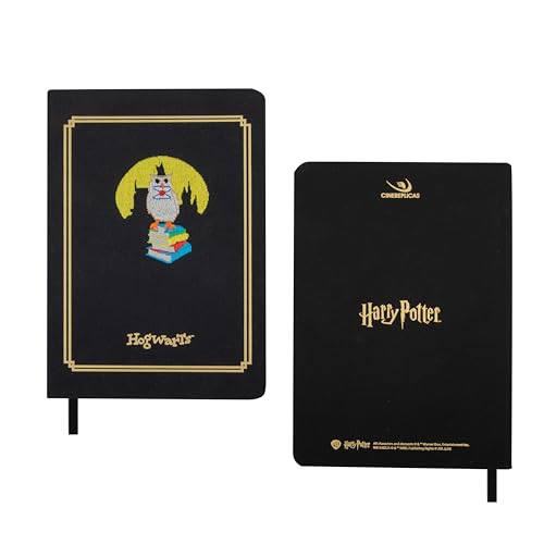 Image of Cinereplicas Harry Potter - Hedwig Embroidered Notebook - 160p - Official License