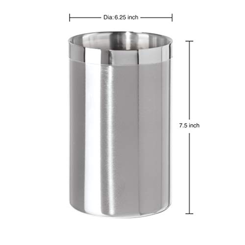 Oggi 7023. Stainless Steel Double Wall Wine Cooler - Insulated Tabletop Wine Chiller thumb #7