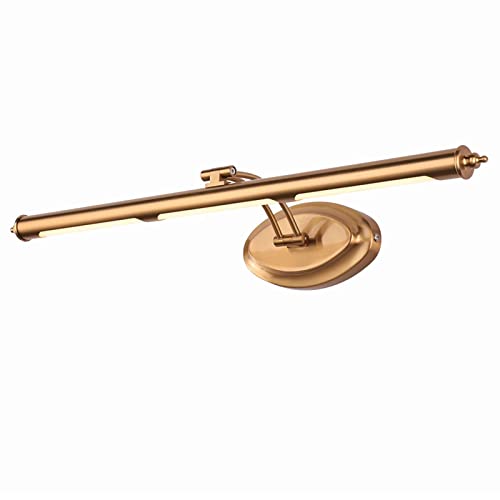 FWZJ Espejo de baño Luz Frontal Simple Hotel Moderno Impermeable Maquillaje antivaho Lámparas de iluminación de tocador LED (45 CM, luz Neutra)