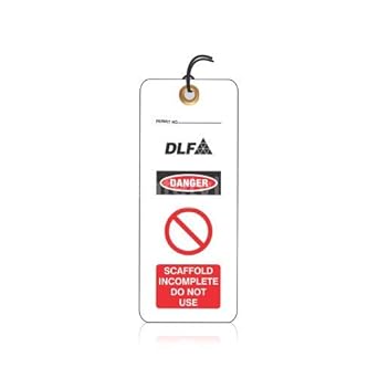 E-Square Scaffolding Economy Tags - Set of 20