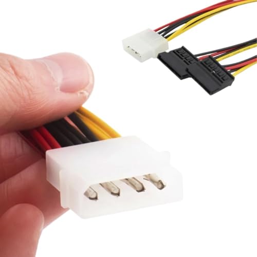 Cable Adaptador de Poder 4 pin a SATA 18 cm miniatura 2