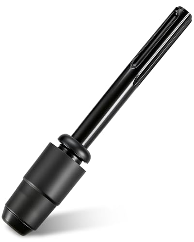 Gedlex Adaptateur SDS Max vers SDS Plus pour Marteaux Rotatifs, Acier Allié, Résistant à la Corrosion, Facile à Utiliser, Adapté au Raccordement de Forets...