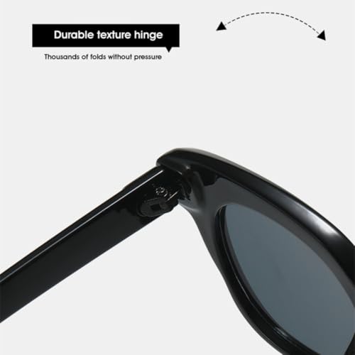 Lunettes de soleil œil de chat à rivets tendance et monture léopard rétro - 4