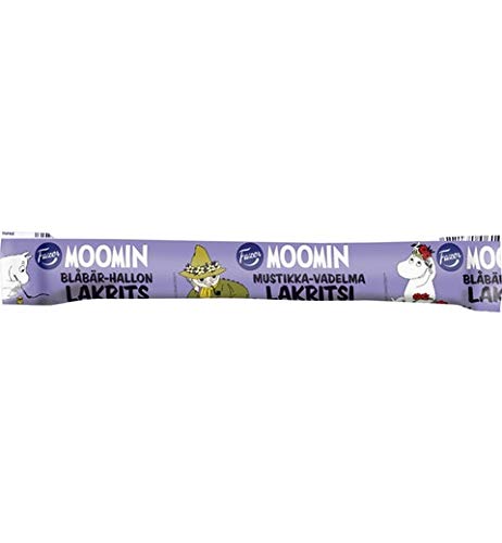 Fazer Moomin Blueberry-raspberry Liquorice 90 Sticks of 20g