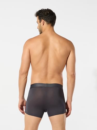 Image of ESSA Men's Ultra-Soft Modal Trunk Underwear | Moisture-Absorption with 4-Way Stretch | Breathable Contour Pouch, Microfiber Waistband with Spandex