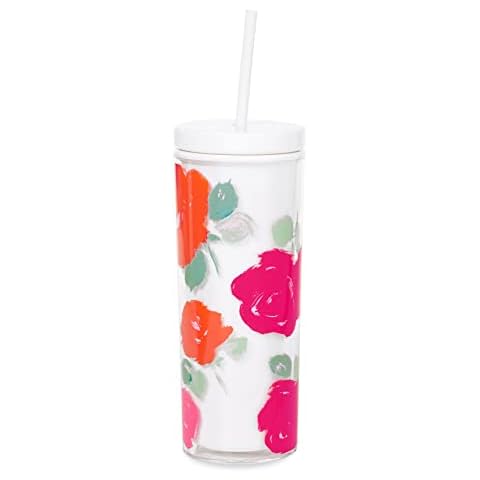 Kate Spade New York Floral Acrylic Tumbler, 20 oz Cover