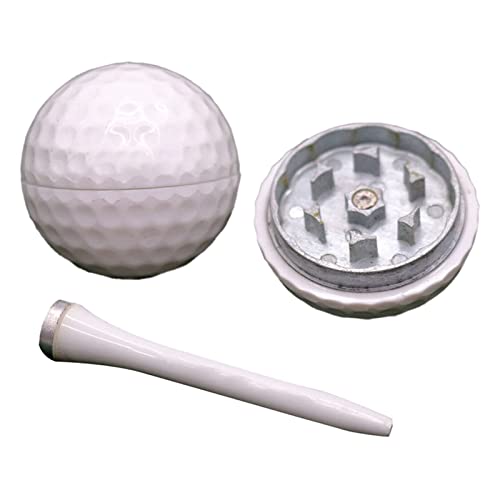 OJDXDY Golf Ball Spice Grinder Set, 3 Pcs Portable, Creative Gift for Dad Grandpa