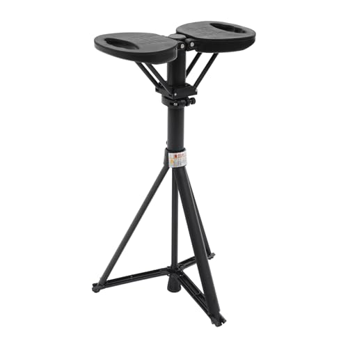 Bastón portátil con asiento, plegable, 150 kg, para exteriores