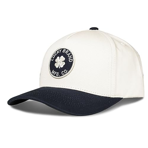 Image of Lucky Brand Snapback Hat | Adjustable | Baseball Cap | Retro | American Heritage | 5 Panel Design | Cotton Canvas