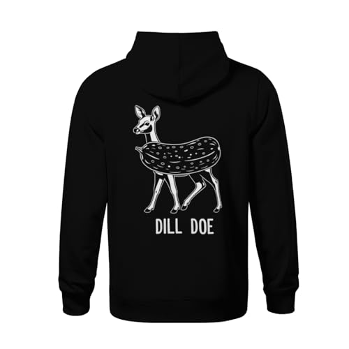 Kids Vintage Dill Doe Funny Pickle Deer Boys Girls Lightweight Kangaroo Pocket Fleece Hoodies3