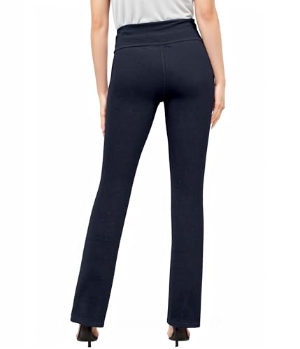 Hybrid & Company Womens Business Millennium Slim Bootcut Pants3