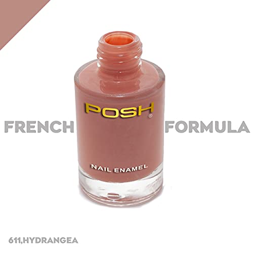 POSH HIGH GLOSS QUICK DRY TOXIN FREE COMBO OF 4 NAIL POLISH,HYDRENGEA,CHAMPAIGNE PINK,NATURAL BEIGE,ALMOND LATTE,611,612,613,614 - Image 2